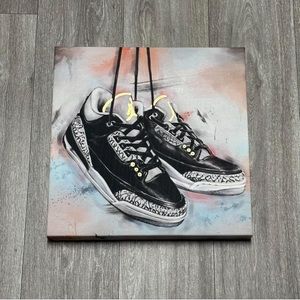 Jordan 3 Canvas Portrait